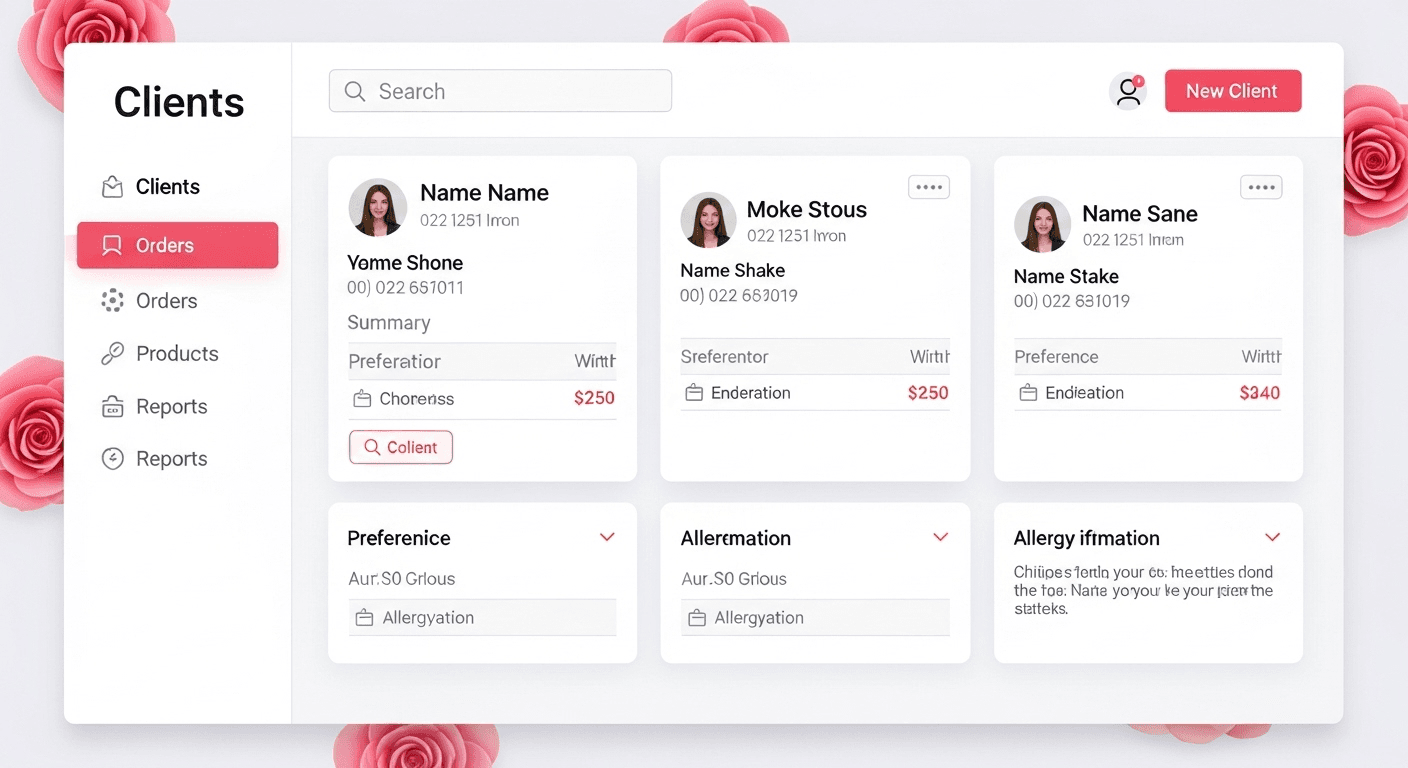 Complete Client Profiles Interface