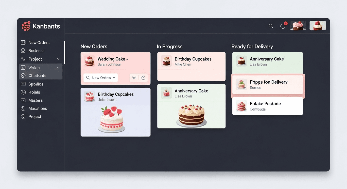 Visual Order Management Interface